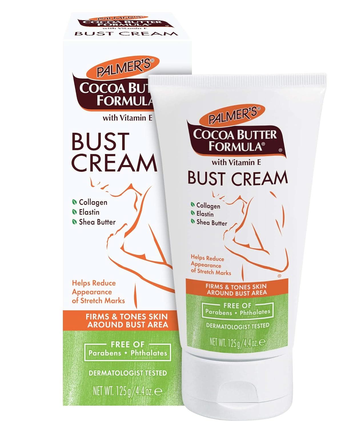 Palmer's Pregnancy Cocoa Butter, Creme zur Wiederherstellung der Brust nach der Geburt Kosmetik und Schönheit Naty Shop 3 Stück