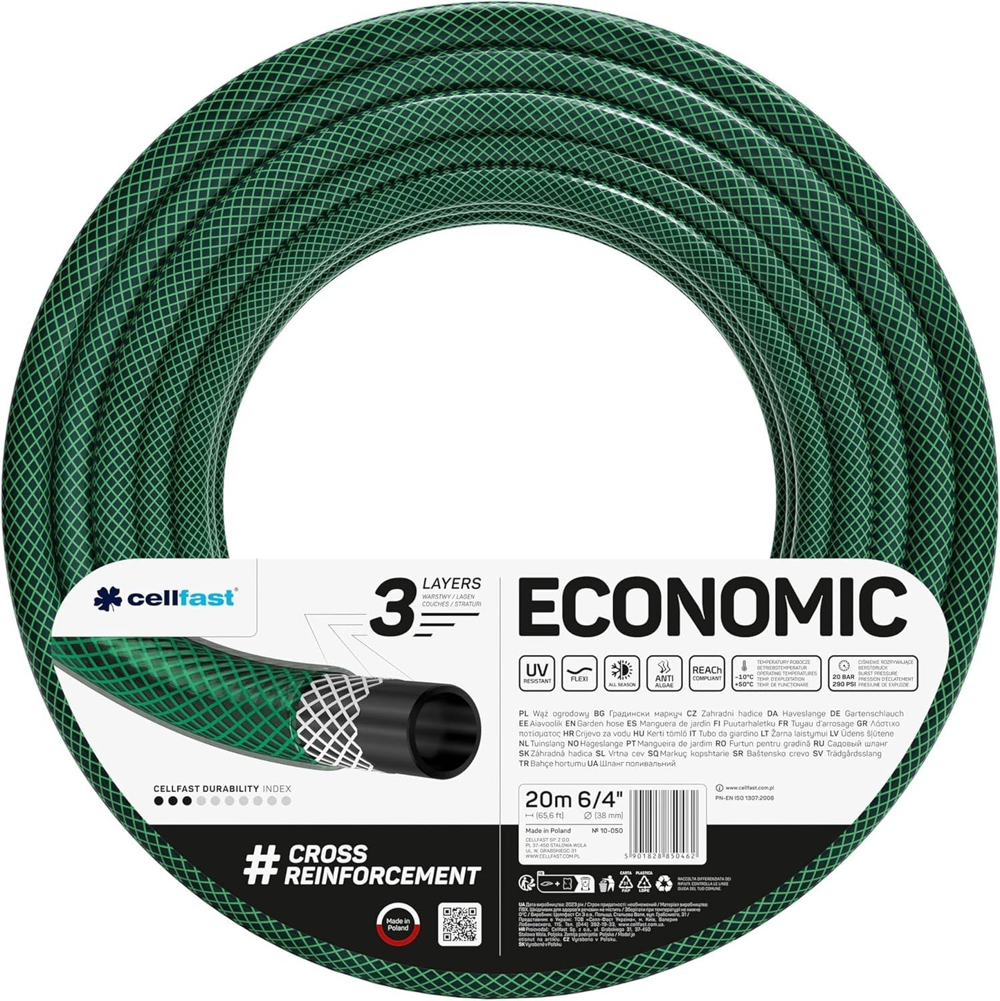 Gartenschlauch Cellfast ECONOMIC 20m, 5/8", 10-010