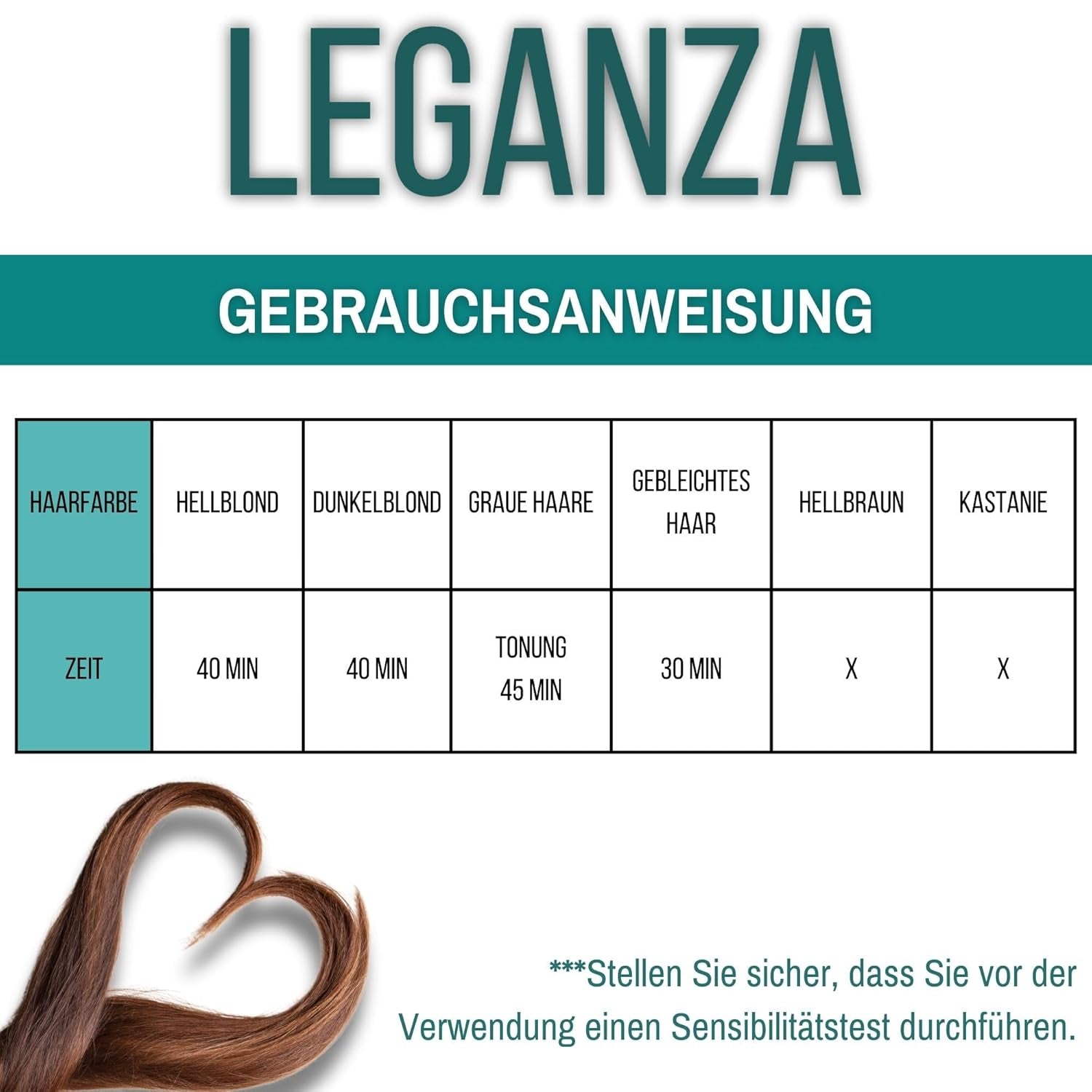Leganza Natural Balm Haarfärbemittel Farbe 71 Café Latte | Haarfärbemittel ohne Ammoniak | Angereichert mit 7 natürlichen Ölen | 150 ml Naty Shop Haarfärbemittel