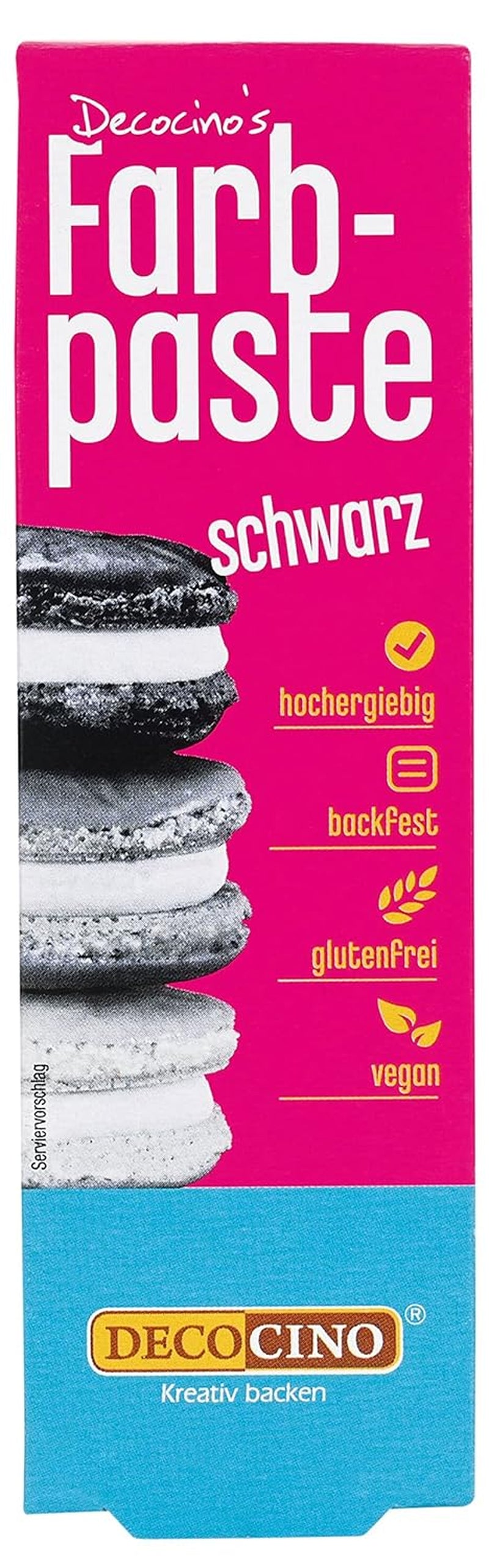 DECOCINO rosa Farbpaste – 20 g – Lebensmittelfarbe, ideal zum Färben von Kuchen, Fondant und Cremes – frei von Azo-Fettsäuren und Gluten