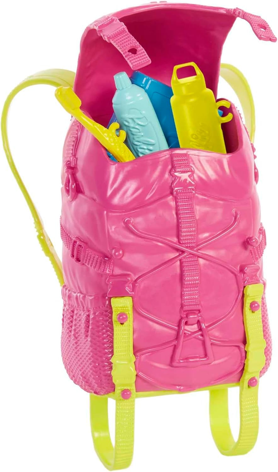 Barbie HDF74 Doppelpack-Puppe! Brooklyn Camping Doll (brünett mit geflochtenen Zöpfen, ca. 29 cm) mit Welpe, Rucksack, Schlafsack, 10 Campingzubehör, Geschenk für Kinder ab 3 Jahren