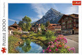 Trefl, Puzzle, Alpen im Sommer, 2000 Teile, Premium-Qualität, Für Kinder ab 12 Jahren Puzzle Naty Shop