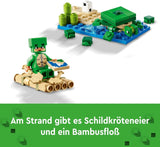LEGO Minecraft The Turtle Beach House Spielzeughaus mit Zubehör für Mädchen und Jungen ab 8 Jahren, Set mit Tieren und Charakteren aus dem Videospiel, Geschenk für Gamer 21254 Bausets Besuchen Sie den LEGO-Store