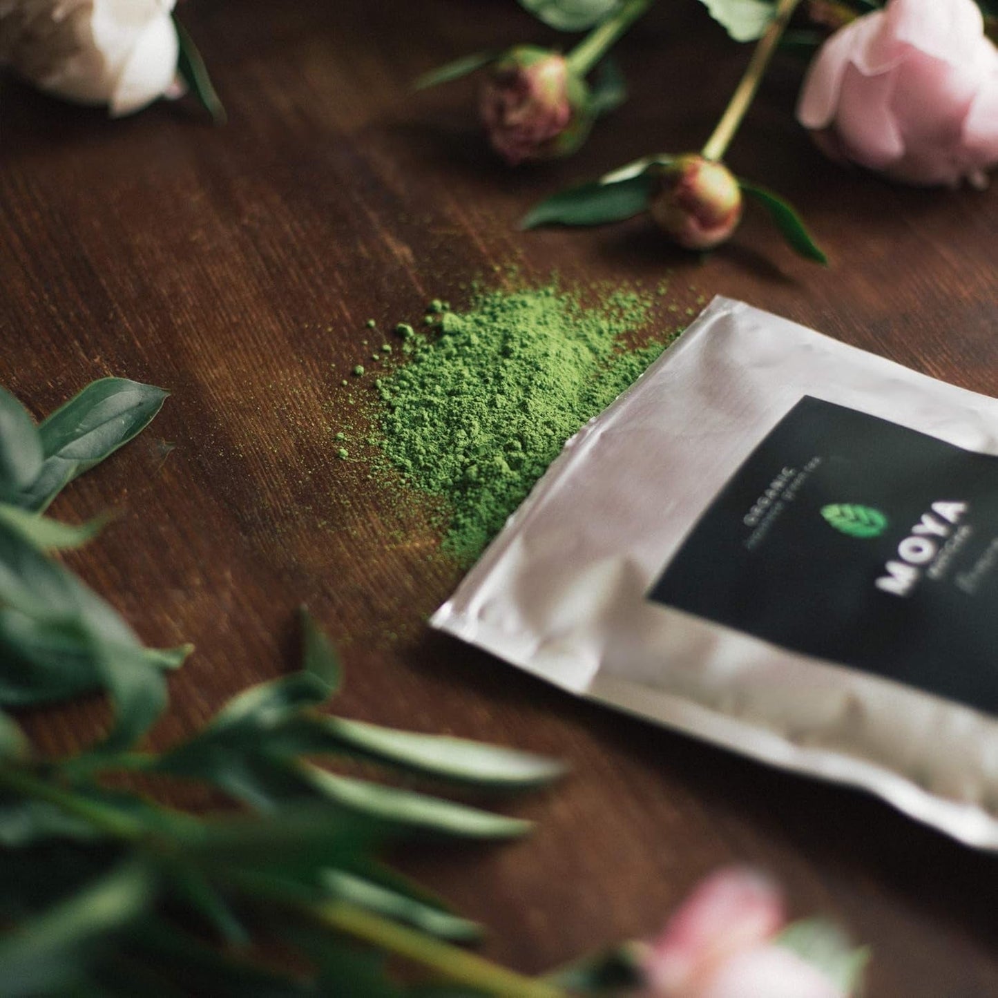Bio-Grüntee-Moya-Matcha-Pulver | 100 g Premiumqualität für die Zeremonie | Biologisch angebaut und geerntet in Uji, Japan | Matcha-Grüntee-Pulver | Ideal für die japanische Wasserteezeremonie