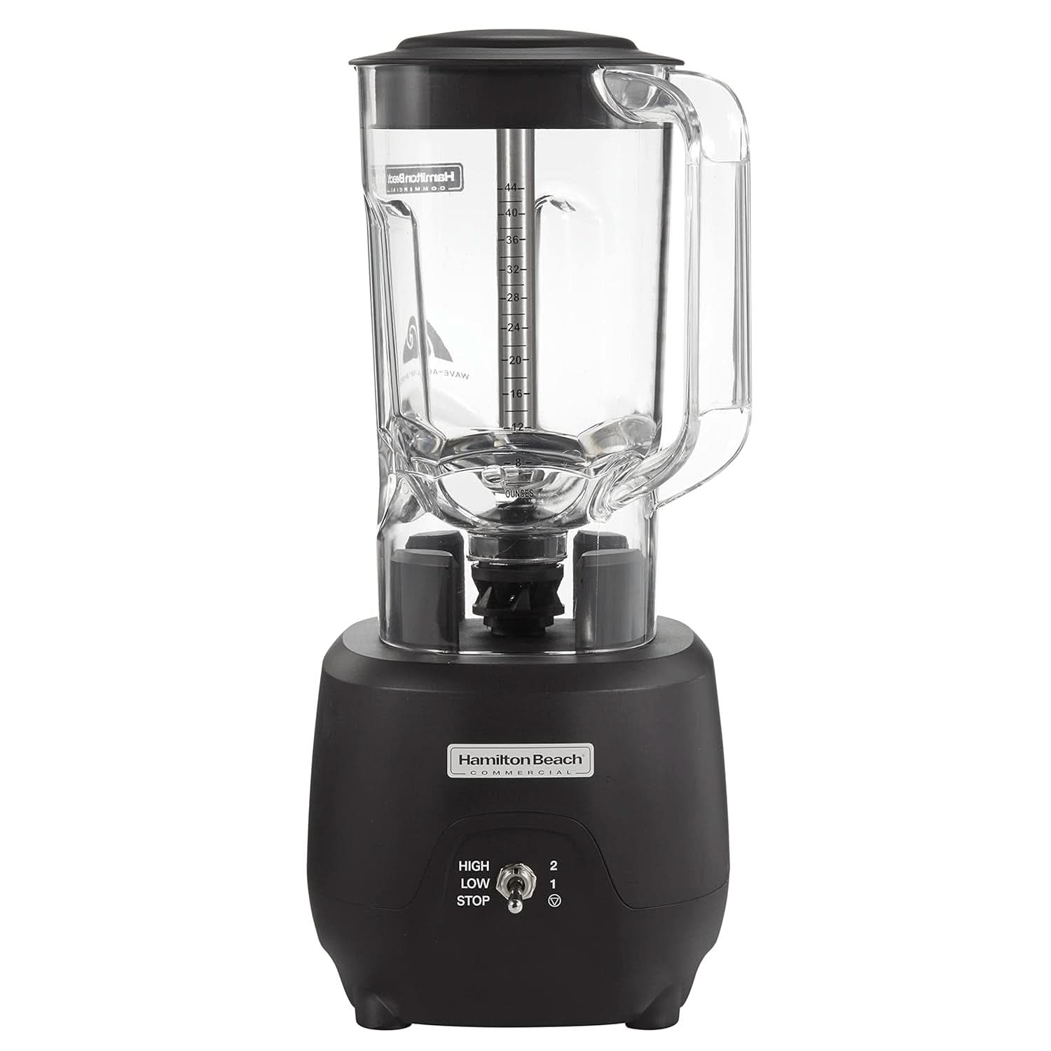 Hamilton Beach Commercial® 908®R Stabmixer, HBB908R-CE, 1 PS, 1,3 l Polycarbonatbehälter, 2 Geschwindigkeiten, 220–240 V, Schwarz Kitchen Naty Shop