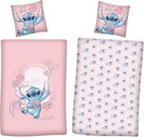 Stitch Aloha Wende-Bettwäsche-Set, Mädchen-Bettwäsche, Bettwäsche aus 100 % Baumwolle – Kids Naty Shop