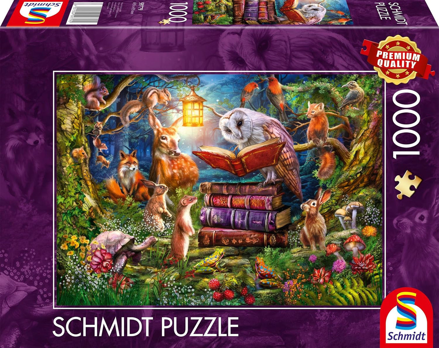 Schmidt Spiele 59779 Tales of the Forest at Night 1000 Teile Puzzle Naty Shop Standardtitel