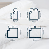 Allergikerdecke Snuggledown Freshwash, 13,5 Tog Winter Warm, Baumwolle, weiß, Einzelbett Bettdecken und Steppdecken Naty Shop
