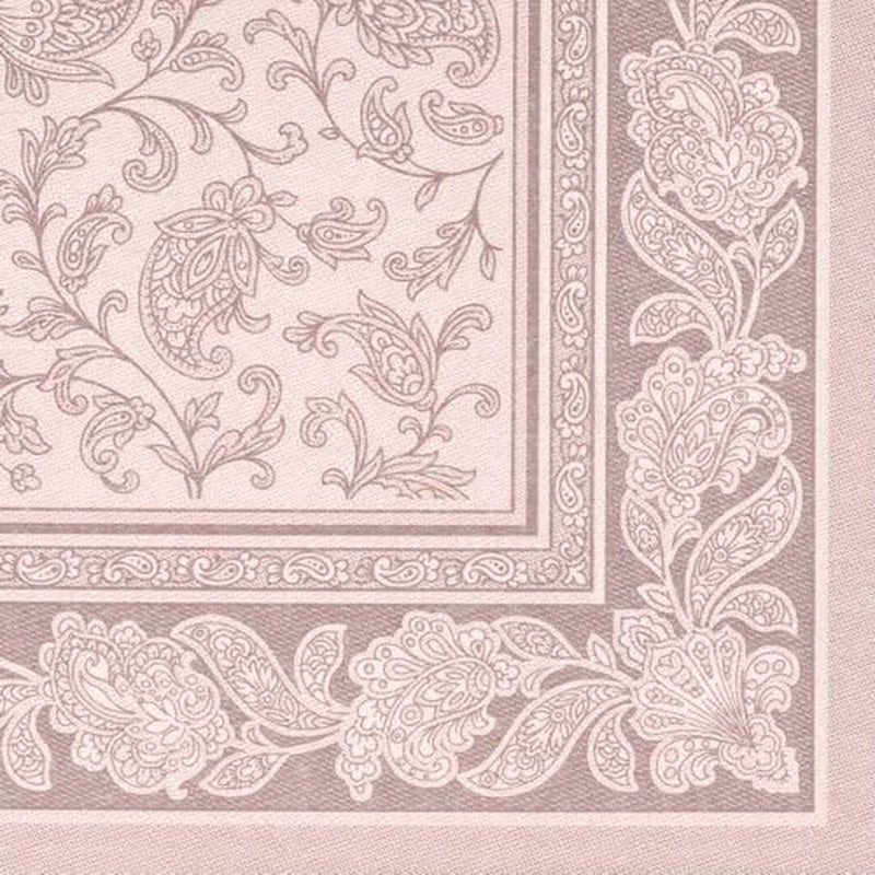 Papstar, 50 Servietten „ROYAL Collection“ 1/4 Falz 40 cm x 40 cm Mocca „Ornaments“, #19894