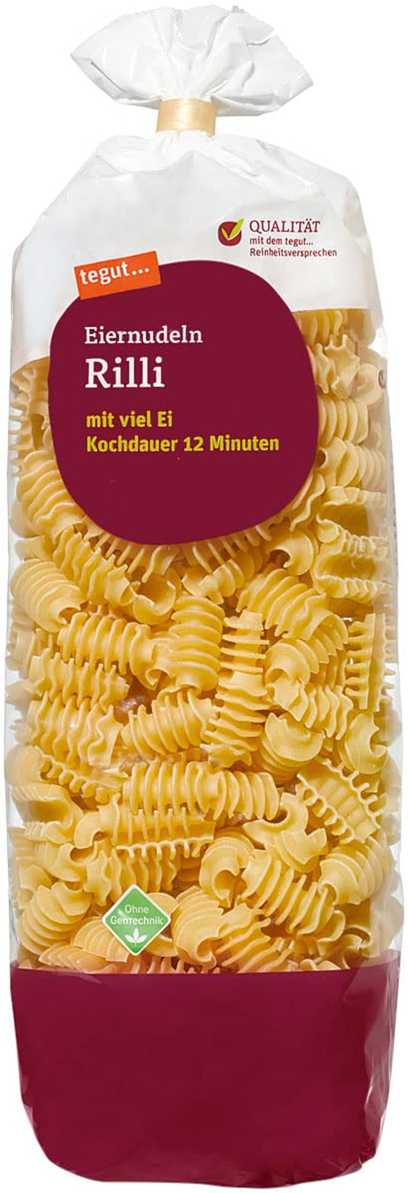 tegut... Nudeln mit Rilli-Ei, 1 x 500 g