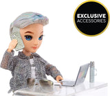 Rainbow High Fashion Doll – Aidan Russell – Purple Boy Doll – Modisches Outfit und mehr als 10 bunte Spielzubehörteile – Für Sammler und Kinder im Alter von 4–12 Jahren