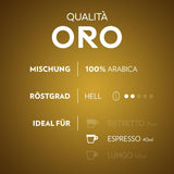 Lavazza Qualità Oro, Arabica-Bohnen mit fruchtig-blumigem Geschmack, 10 Kapseln, Nespresso kompatibel