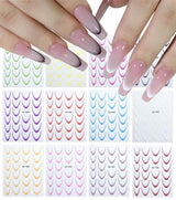Niedliche Nagelaufkleber für Kinder, 20 Blatt, 3D-Nagelaufkleber, die im Dunkeln leuchten, Blumen, bunte Nagelkunstdekorationen, Nagelaufkleber, selbstklebende Aufkleber, DIY-Dekorationszubehör