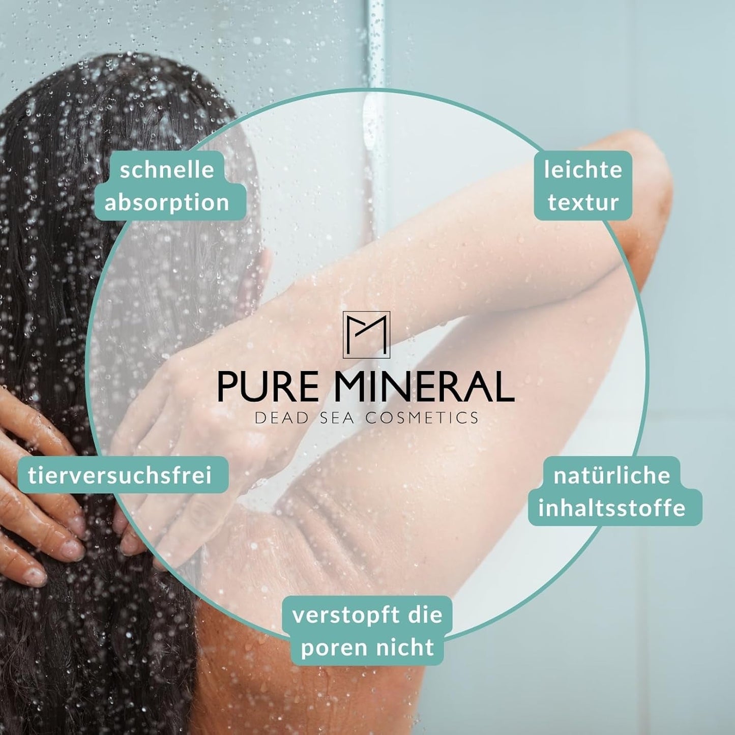 Pure Mineral – Intensiv reparierende Haarmaske mit Argan – Repariert und verleiht trockenem Haar Glanz – Nährt mit Vitamin E – Keine Sulfate, Parabene, Erdöl – 350 ml Naty Shop Haarmaske