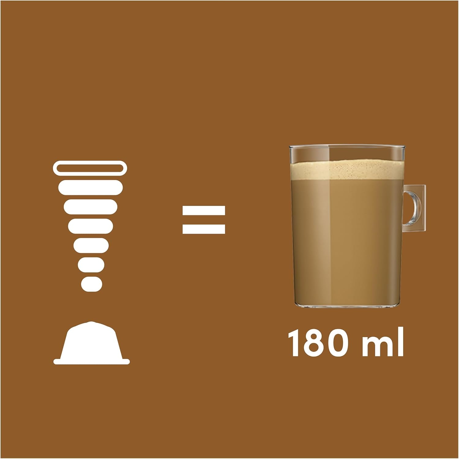 Nescafe Dolce Gusto – Dolce Gusto Café au Lait 16 KAPSELN 160 g (X6)