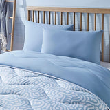 Night Lark Coverless Duvet Super King 6 Tog Spring Summer – Abstrakte Wellen. Superweiche, bequeme und leichte Decke. Maschinenwaschbares und schnell trocknendes All-in-One-Wendekissenbezugset mit Steppdecken und Bettdecken von Naty Shop