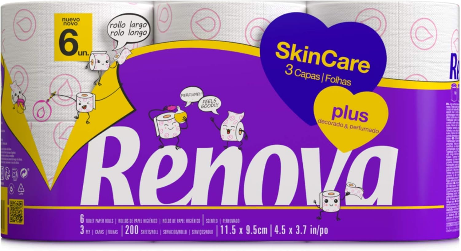 FORNOR RENOVA 67125 RENOVA TOILETTENPAPIER DUFTENDE HAUTPFLEGE