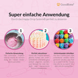 Pinke Lebensmittelfarbe von Goodbake (11 ml) – Intensive Lebensmittelfarbe – Sehr konzentrierte Farbe – Zum Färben von Kuchen, Fondant, Buttercreme, Getränken, Schleim und vielen anderen Gegenständen. 100 % vegan