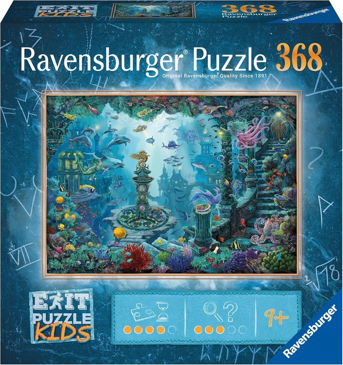 Ravensburger EXIT Puzzle Kids – 13394 Im Unterwasserreich – Puzzle 368 Teile für Kinder ab 9 Jahren, Kinderpuzzle Puzzle Naty Shop Standardtitel