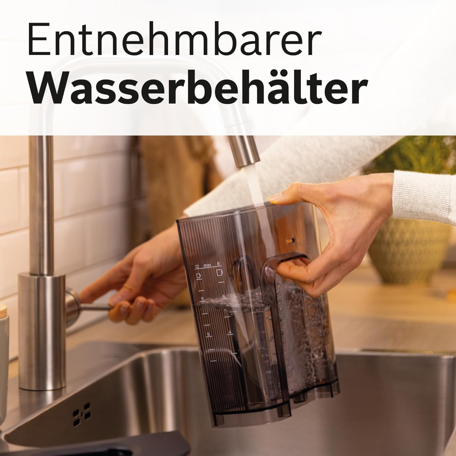 Bosch MyMoment TKA6M273 Filter-Espressomaschine, 1 l Thermokaraffe, 8–12 Tassen, Anti-Tropf-System, rotierender Filterhalter, Entkalkungsprogramm, abnehmbarer Wassertank, 1200 Watt, mattschwarz
