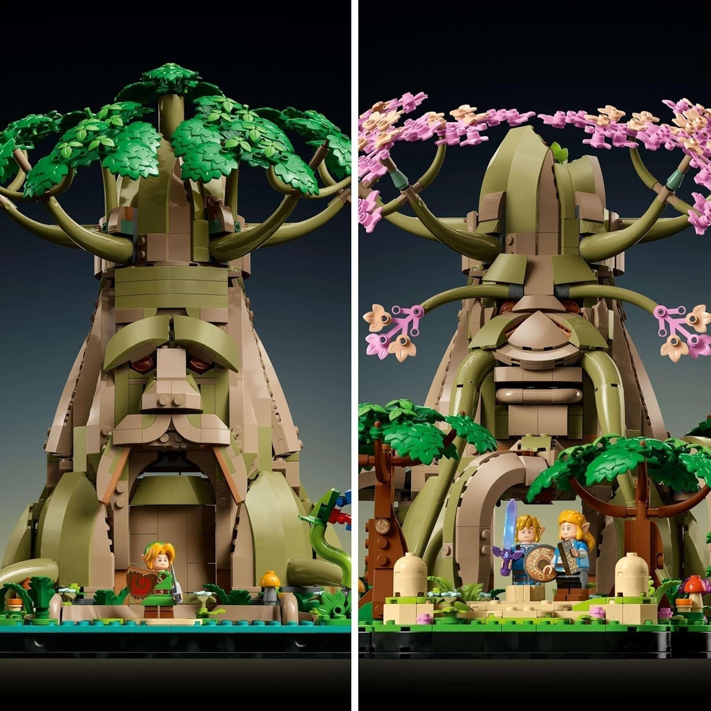 LEGO The Legend of Zelda Deku Tree 2-In-1 – Sammelstück mit Prinzessin Zelda und 3 Link-Minifiguren – Bauset für Erwachsene und Geschenkidee für Videospielfans – 77092 Bausets Besuchen Sie den LEGO-Store
