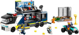 LEGO City Polizei-Truck mit Labor, Quad-Polizei-Set und Spielzeug-Truck für Kinder, Geschenk für Jungen und Mädchen ab 7 Jahren, plus 5 Minifiguren – 2 Polizisten, 1 Wissenschaftler und 2 Gauner 60418 Bausets Beuche den LEGO-Store