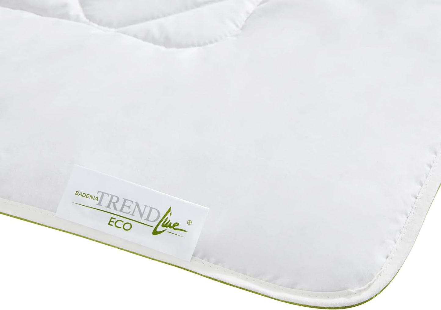 Badenia Trendline Eco Quilt Camel Lightweight 155 x 220 cm, weiß, Öko-Tex zertifiziert, hergestellt nach dem deutschen Qualitätsstandard Quilts und Quilts Naty Shop