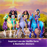 Unicorn Academy Knöchelpuppe Ava – die Originalpuppe zur beliebten Netflix-Serie, 24 cm groß und mit 7 Accessoires für fantasievolles Rollenspiel, für Kinder ab 4 Jahren