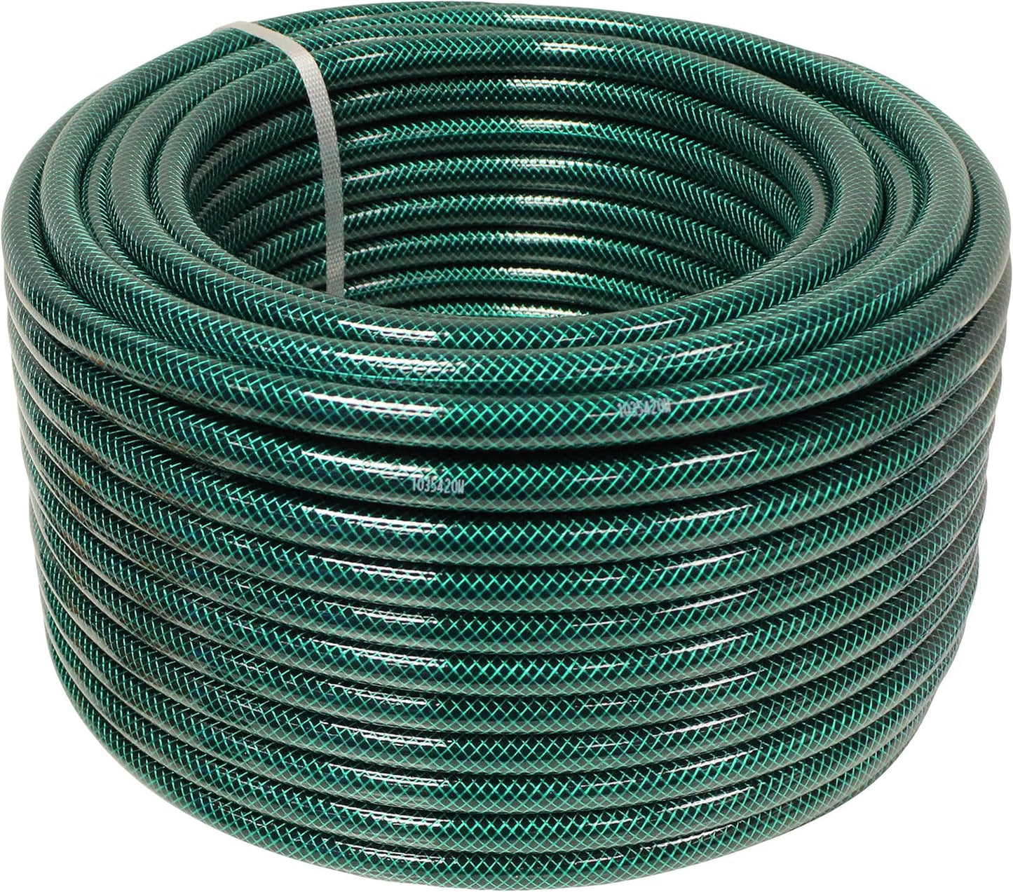 Faithfull Gartenschlauch 50 m (164 ft), verstärkt, 12,7 mm (1/2 Zoll) Durchmesser – robustes PVC-Rohr, grün