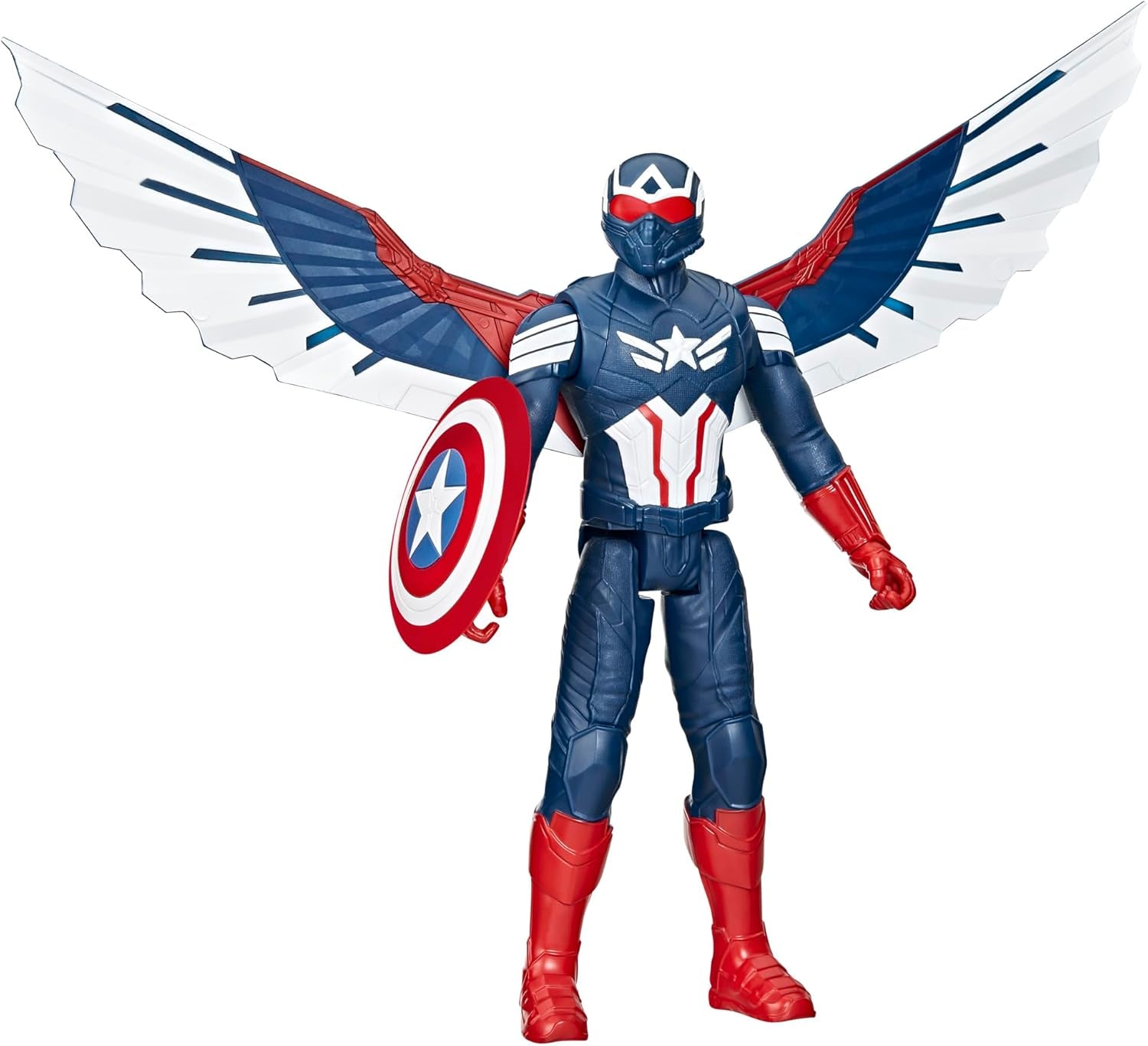 Marvel Studios Captain America Brave New World, Captain America Deluxe Actionfigur, 30 cm Actionfiguren Naty Shop Standardtitel