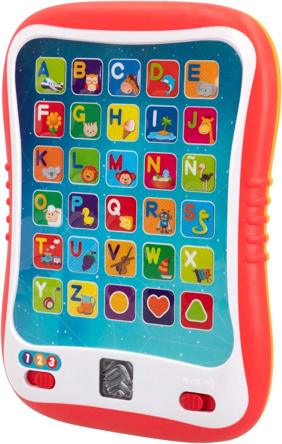 winfun ColorBaby 44256 Lerntablett mit Licht und Ton, Babyspielzeug, Naty Shop, Lerntablett