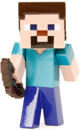 Jada Toys Minecraft-Figurenset (4-teilig) aus Metall – Minecraft Caves & Cliffs Sammelfiguren (Steve, Alex, Creeper und Warden) für Gamer und Sammler, jeweils 8+ 6 cm Actionfiguren Naty Shop