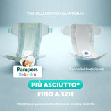 Pampers Baby Dry Maxi Größe 4 (7–18 kg), 200 Windeln + 500 kostenlose zusätzliche Kuschelpunkte