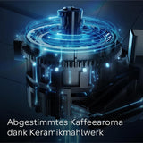 Automatische Espressomaschine Siemens EQ700 classic TP715D01, App-Steuerung, Cold Brew, intuitives Touch-Display, bis zu 10 individuelle Kaffeekreationen als Favoriten, automatische Dampfreinigung, 1500 W, silbergrau