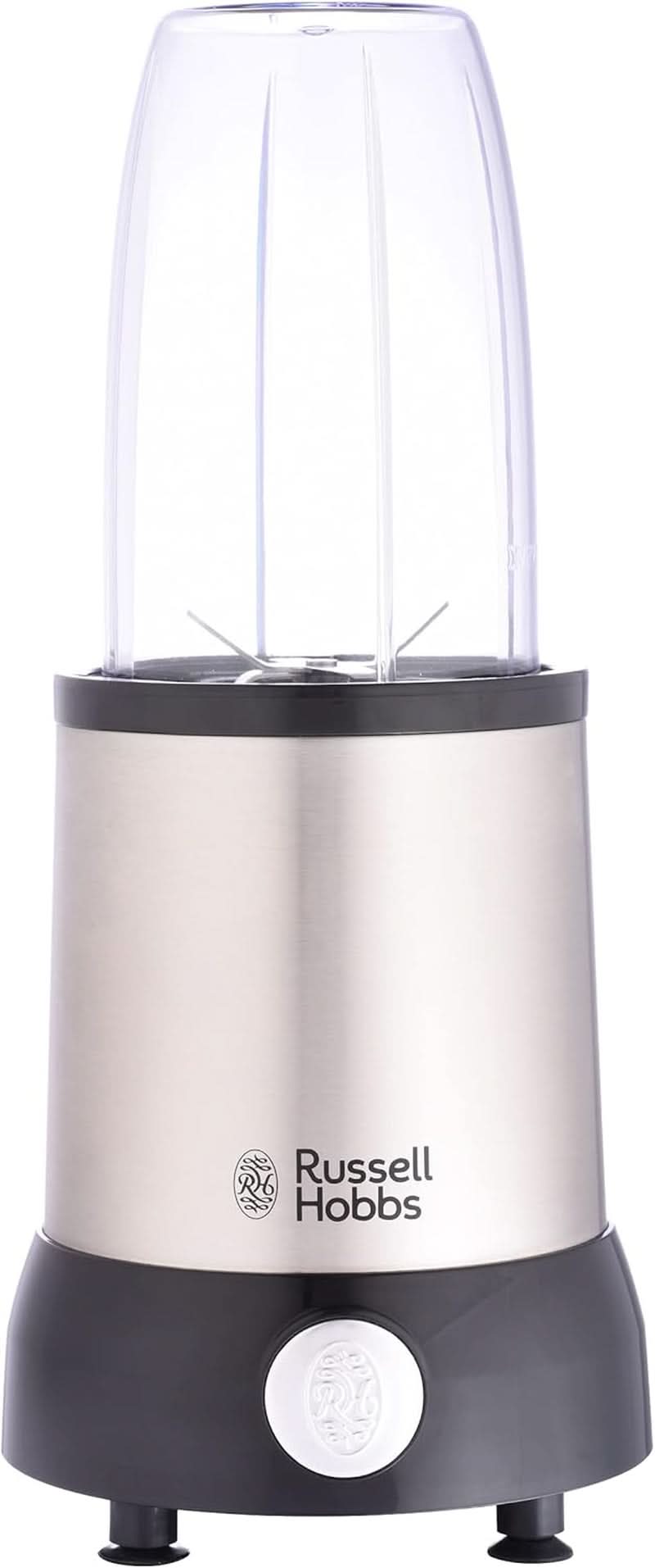 Russell Hobbs Mixer [Multifunktions- Standmixer] Nutriboost (Inkl. 5 Bpa-Freie Und Spülmaschinengeeignete Behälter + Deckel, 22.000 U/Min, 0,9 Ps-Motor) Elektrischer, Smoothie-Maker 23180-56 Kitchen Naty Shop