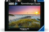 Ravensburger Puzzle 12000690 - Sonnenuntergang über Amrum - 1000 Teile Puzzle für Erwachsene und Kinder ab 14 Jahren, Nordseestrand-Puzzle Puzzle Naty Shop