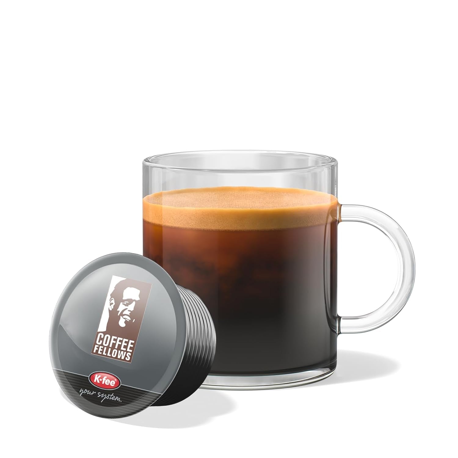 Coffee Fellows Blend Espressokapseln, kompatibel mit K-fee, EXPRESSI & Tchibo Cafissimo*, schokoladig-fruchtige Aromen, 120 Kaffeekapseln