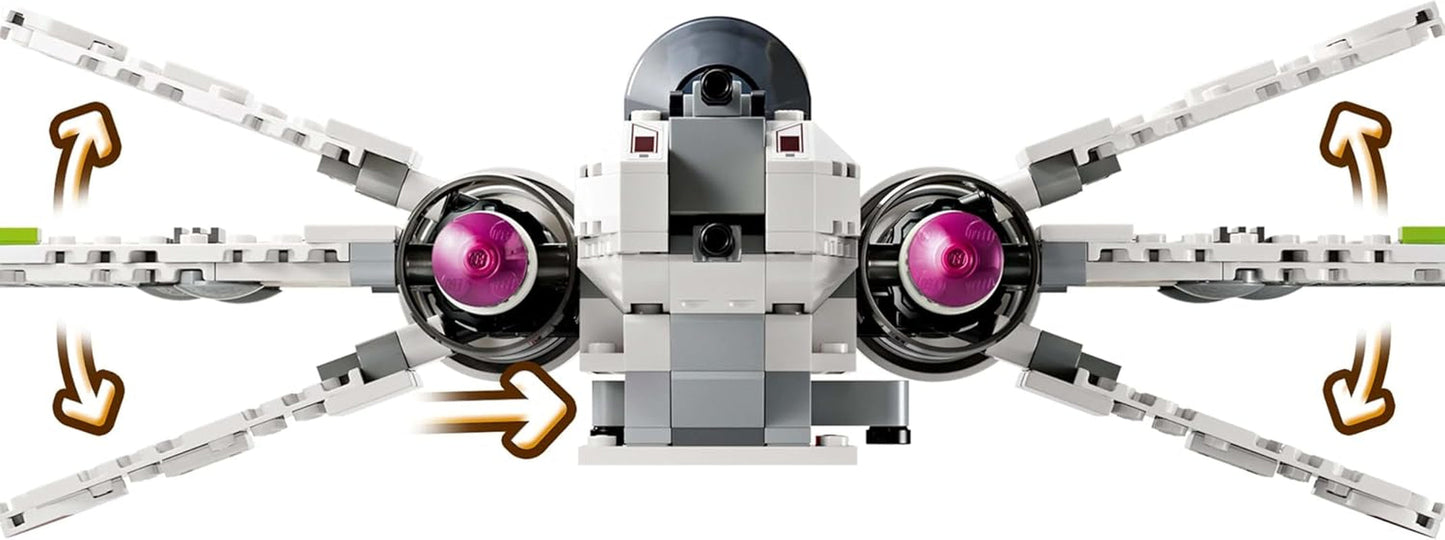 LEGO Star Wars 75402 ARC-170 Starfighter-Spielzeug mit 4 Minifiguren, darunter Klonpilot und Droide R4-P44, Sammlerstück, Geschenk für Fans von „Die Rache der Sith“ und Bausets für Jungen und Mädchen ab 9 Jahren. Beuche den LEGO-Store