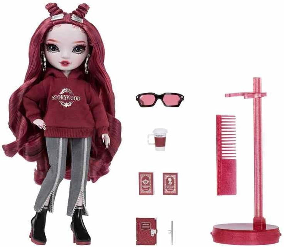 Rainbow High Shadow High Serie 3 – Scarlett Rose – kastanienbraune Modepuppe – modisches Outfit und über 10 farbenfrohe Spielaccessoires – ideal für 4–12-Jährige und Sammler