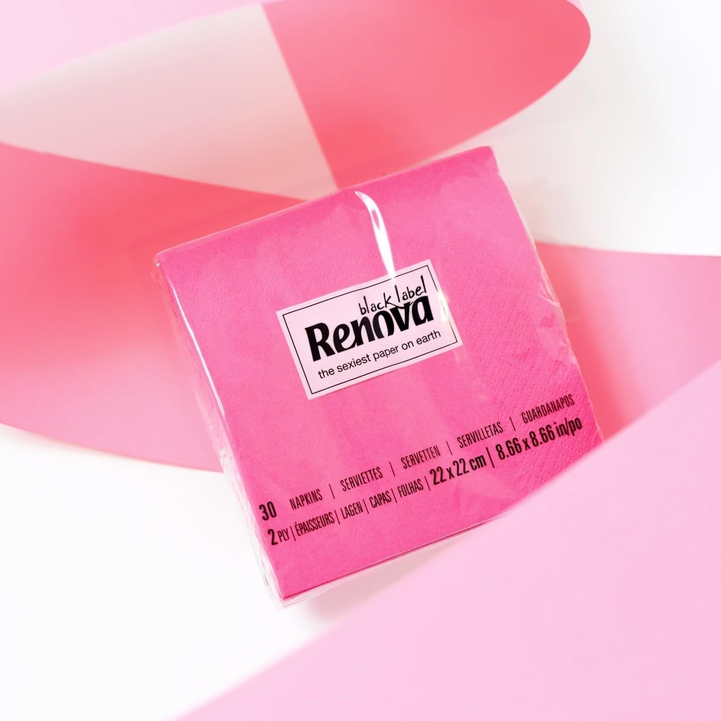 Renova Cocktailservietten, Fuchsia, 30 Servietten