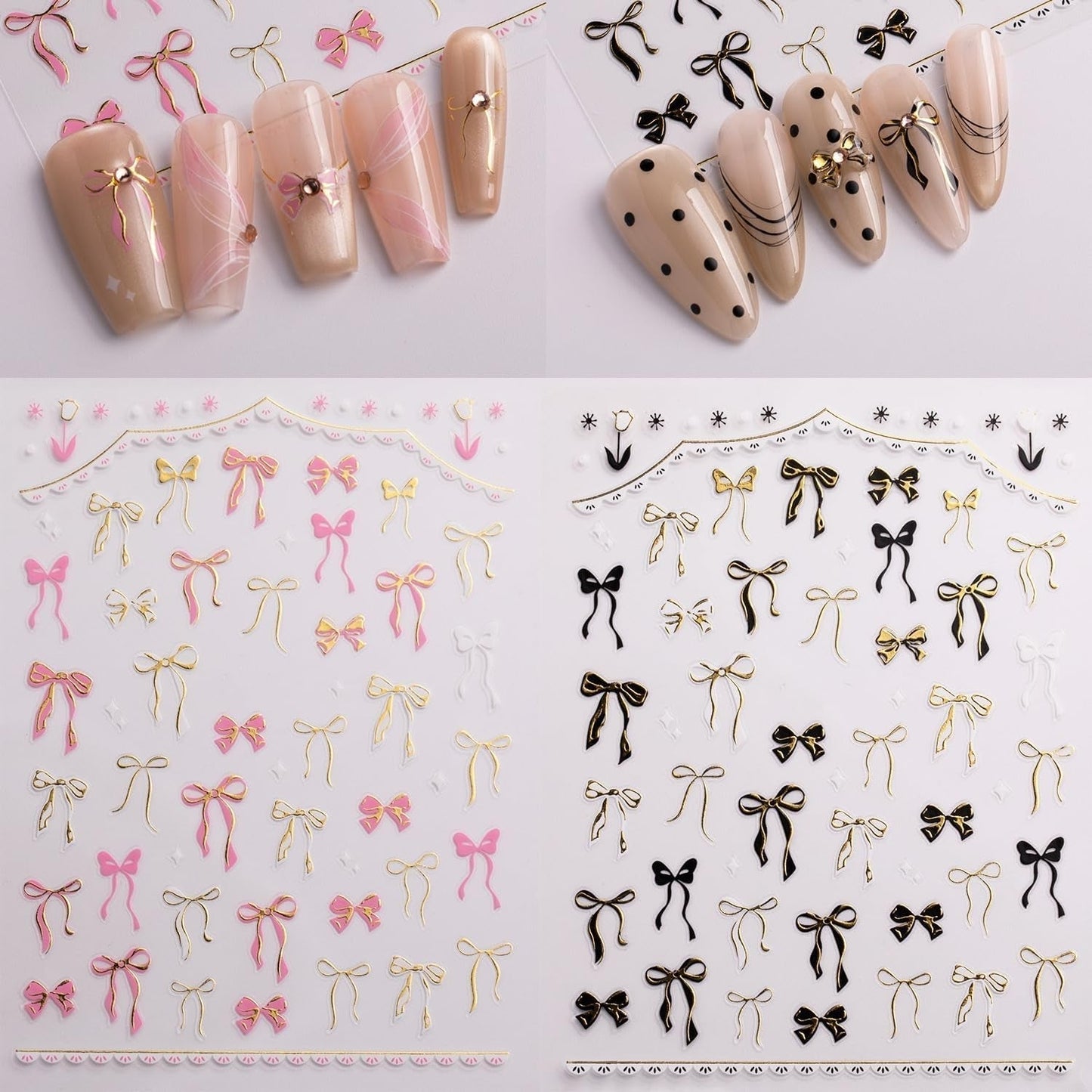 GZMAYUEN 12 Farben Französische Nagelaufkleber, 3D-Nagelaufkleber mit französischem Farbverlauf, selbstklebendes Nageldesign, Nagelzubehör