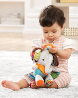 Skip Hop Bandana Buddies Aktivitätsspielzeug, Plüschtier für Babys und Kinder, mehrfarbig, Elefant Babyspielzeug Naty Shop
