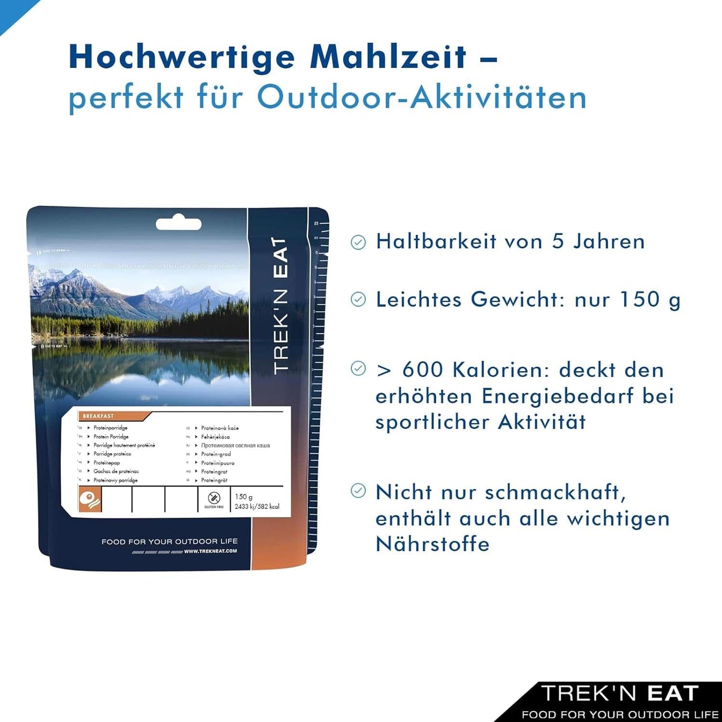 Proteinbrei TREK'N EAT Cereals Naty Shop