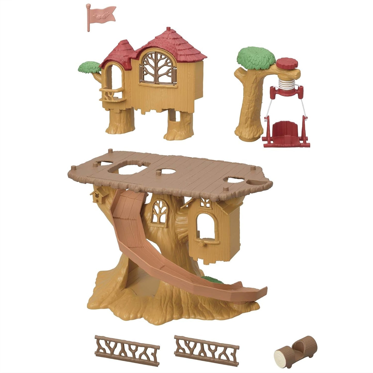 Sylvanian Families 5494 Baumhaus mit Abenteuer – Puppenhaus-Spielset