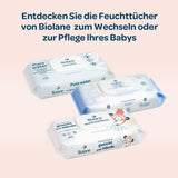 BIOLANE – Feuchttücher für Babys, Gesicht und Hände – Extra sanfte Reinigungstücher für die Hygiene – Feuchttücher für Babys ab der Geburt – Alkoholfrei – 12 x 64 Tücher (768 Tücher)
