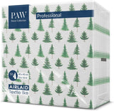 PAW – Airlaid-Servietten (40 x 40 cm) I 50 Stück I Perfekt für Weihnachten, Winter, Feiertage I Tischdekorationen für Heiligabend I Airlaid-Servietten in Stoffoptik Winterzweige I Winterzweige