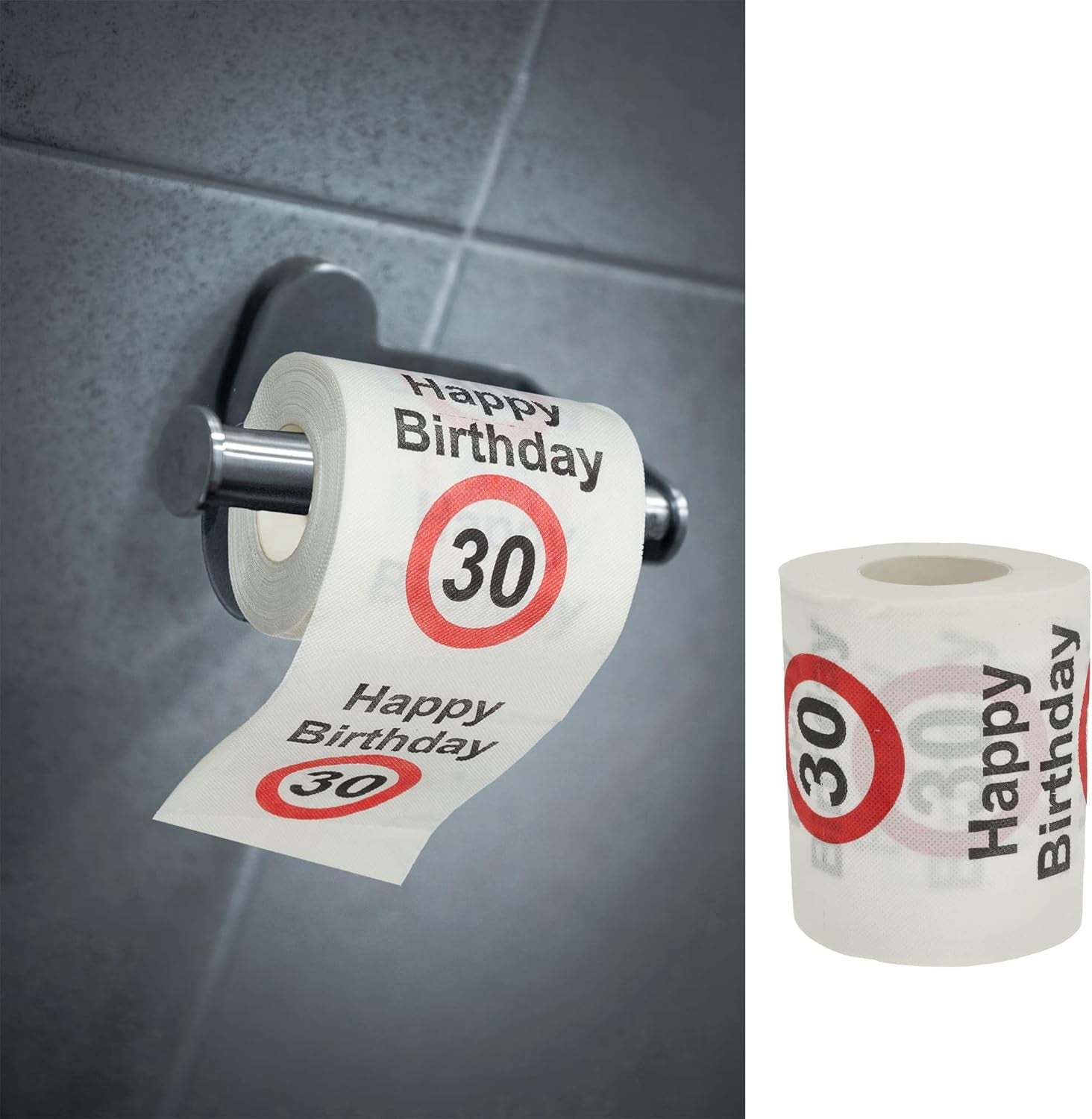 4er Set Toilettenpapiere „Alles Gute zum 40. Geburtstag“ │40. Geburtstag 24 Meter 2-Stoffe 180Gr/Qm │ Toilettenpapier Motiv Toilettenpapier (4 X Toilettenpapier 40)