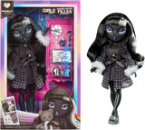 Rainbow High Shadow High Girl's Night – Shanelle Onyx – 28 cm große Modepuppe in Grautönen, schwarzem Haar und Outfit mit Accessoires und Kamm – Für Sammler und Kinder ab 6 Jahren
