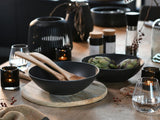 Creatable, 30007, Soft-Touch-Serie, 2-teiliges Geschirrset, Steinzeug-Salatset, spülmaschinen- und mikrowellengeeignet, hergestellt in Portugal