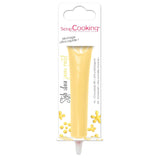 Scrapcooking – Pastellgelber Zuckerstift – gelber Schreibzucker 25 g – dekorativer essbarer Zuckerstift – Schreiben und Zeichnen – Beschriften von Fondant, Zuckerguss, Kuchen – 6804